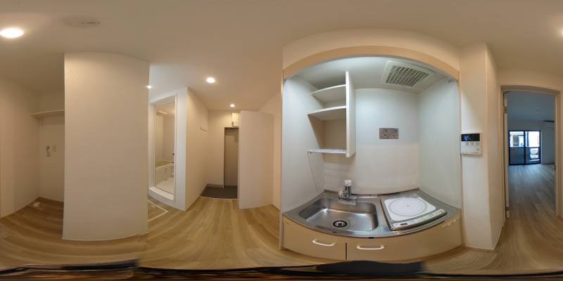 パノラマ画像キッチン