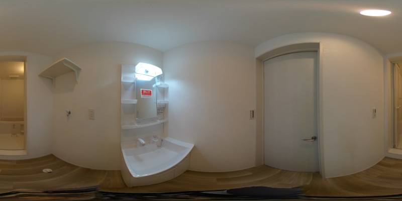 パノラマ画像洗面所