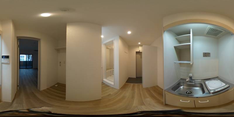 パノラマ画像キッチン