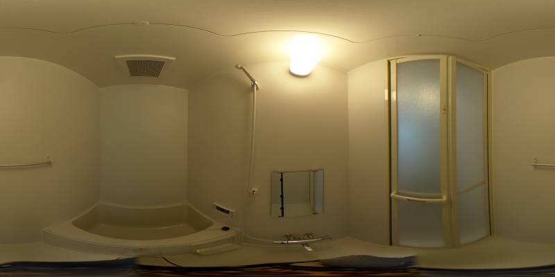 パノラマ画像バスルーム