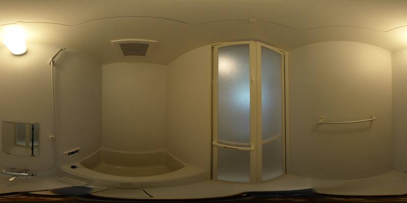 パノラマ画像バスルーム