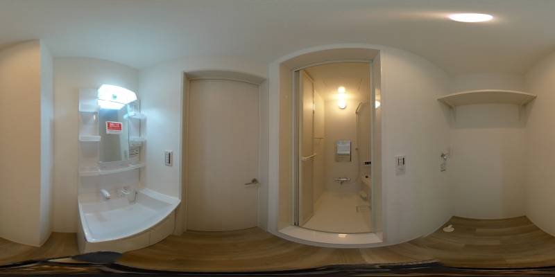 パノラマ画像洗面所