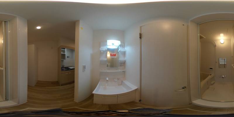 パノラマ画像洗面所