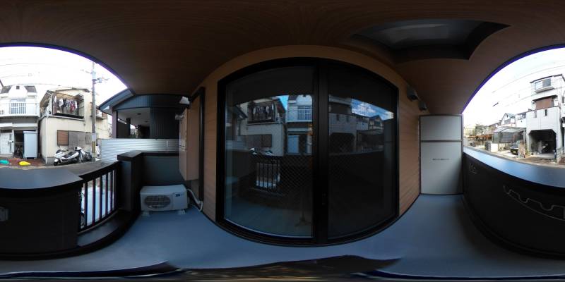 パノラマ画像バルコニー