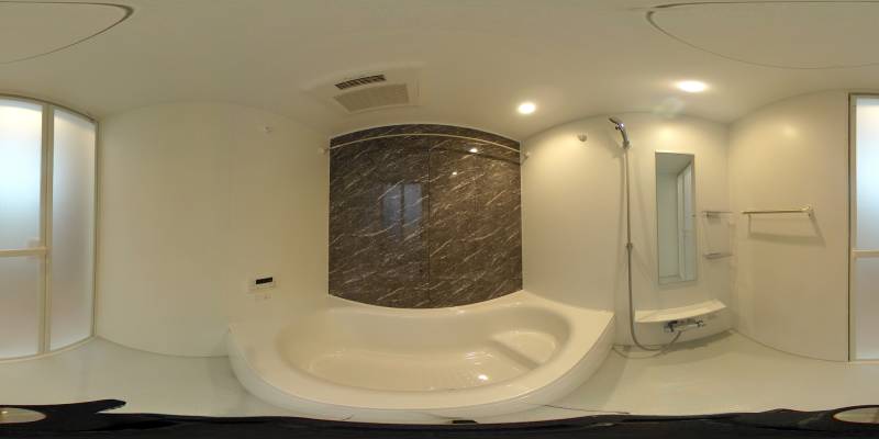 パノラマ画像バスルーム