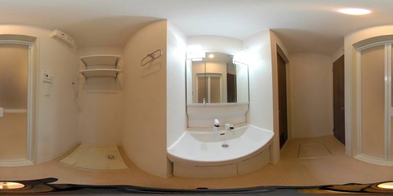 パノラマ画像洗面所