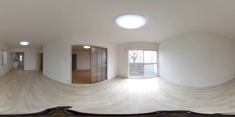 パノラマ画像リビング