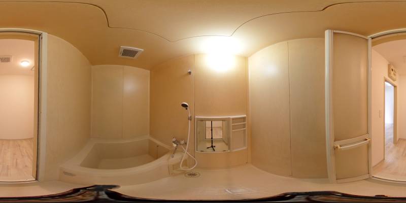 パノラマ画像バスルーム