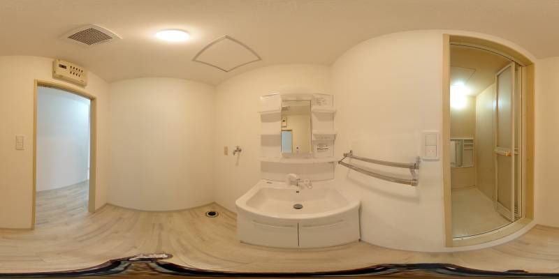 パノラマ画像洗面所