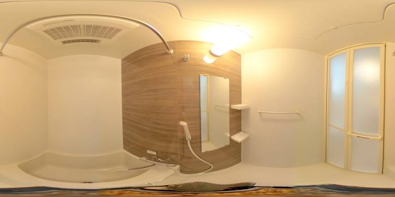 パノラマ画像バスルーム