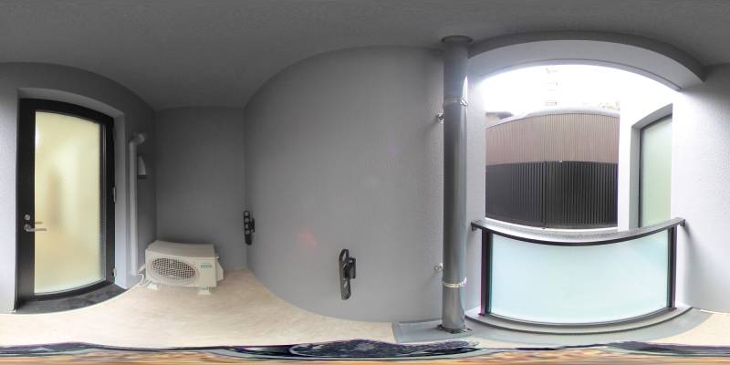 パノラマ画像バルコニー