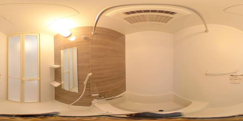 パノラマ画像バスルーム