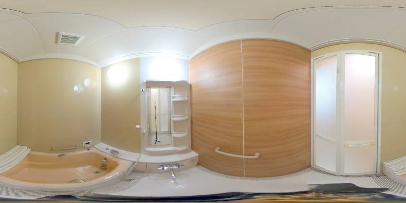 パノラマ画像バスルーム