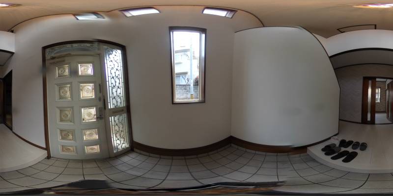 パノラマ画像玄関