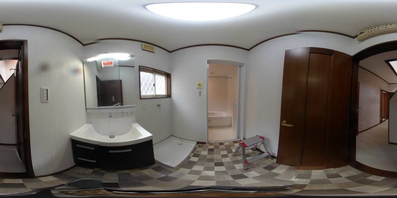 パノラマ画像洗面所