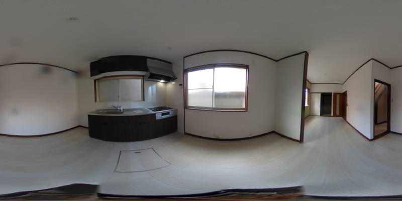 パノラマ画像キッチン