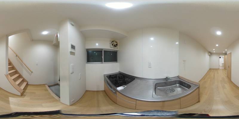 パノラマ画像キッチン