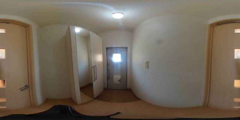 パノラマ画像玄関