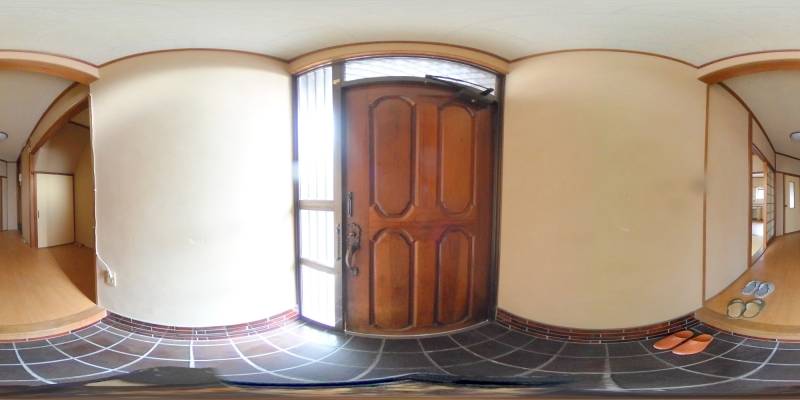 パノラマ画像玄関