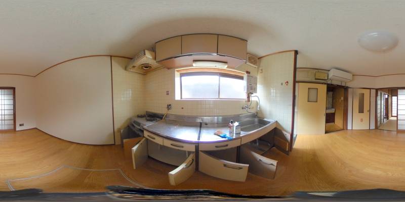 パノラマ画像キッチン