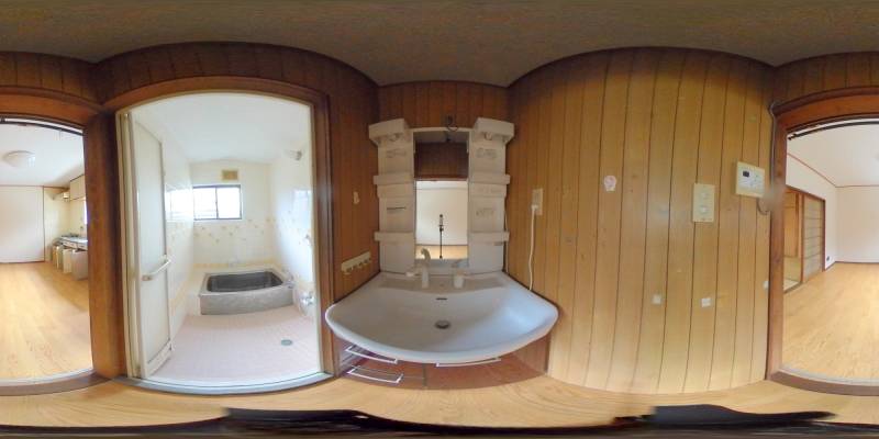 パノラマ画像洗面所