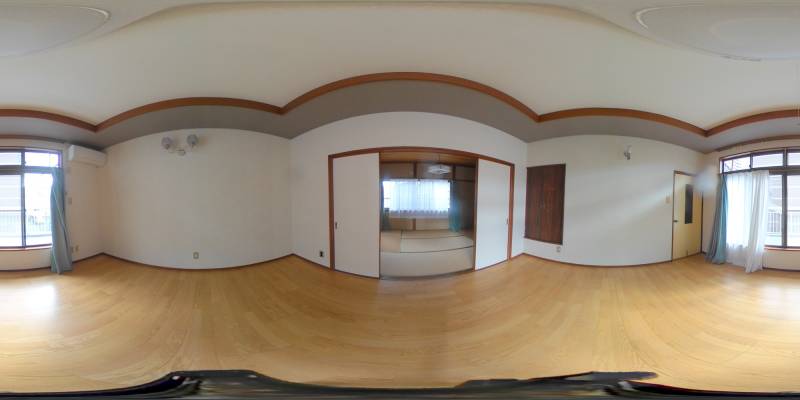 パノラマ画像洋室