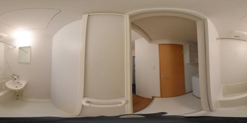 パノラマ画像バスルーム