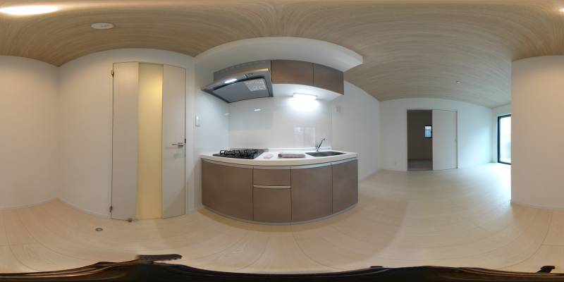 パノラマ画像キッチン