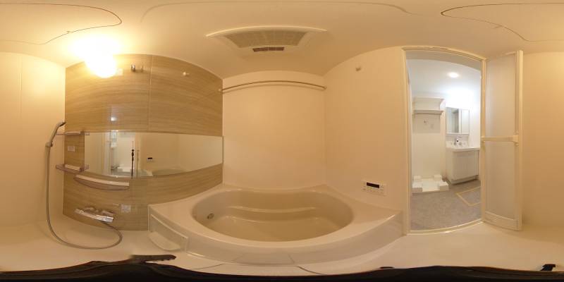 パノラマ画像バスルーム