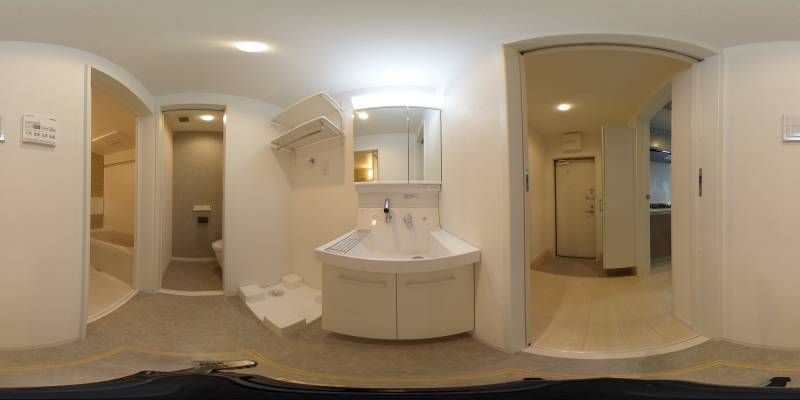 パノラマ画像洗面所