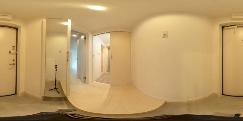 パノラマ画像玄関