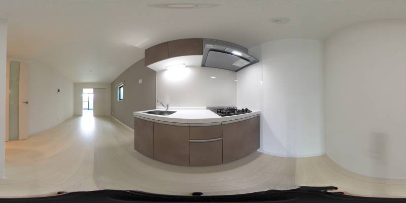 パノラマ画像キッチン