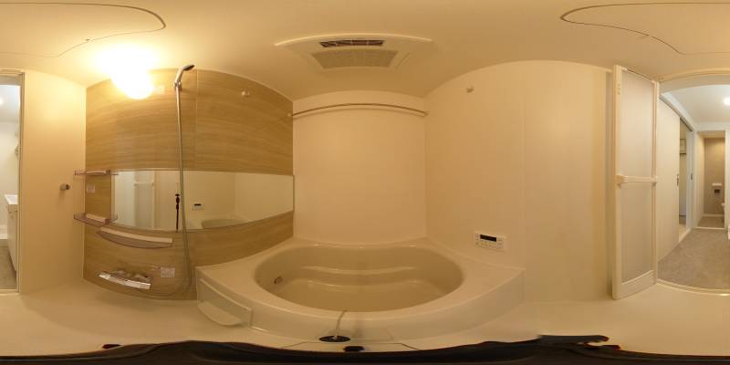 パノラマ画像バスルーム