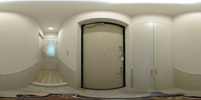 パノラマ画像玄関