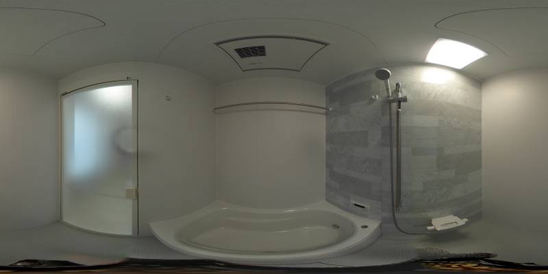 パノラマ画像バスルーム