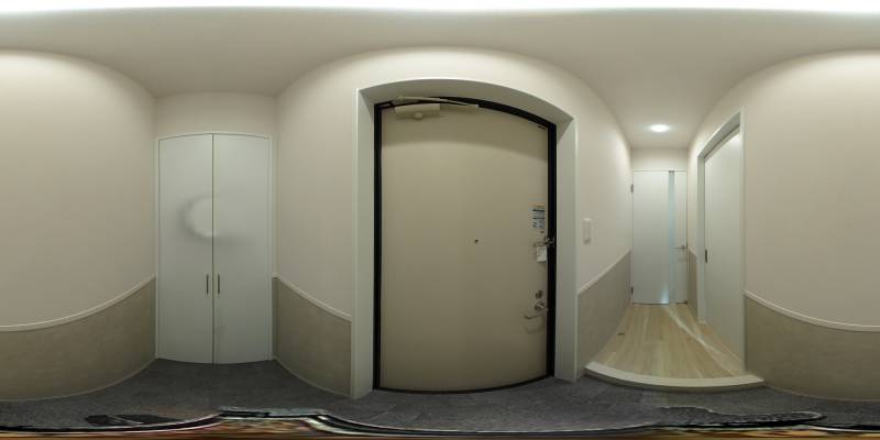 パノラマ画像玄関