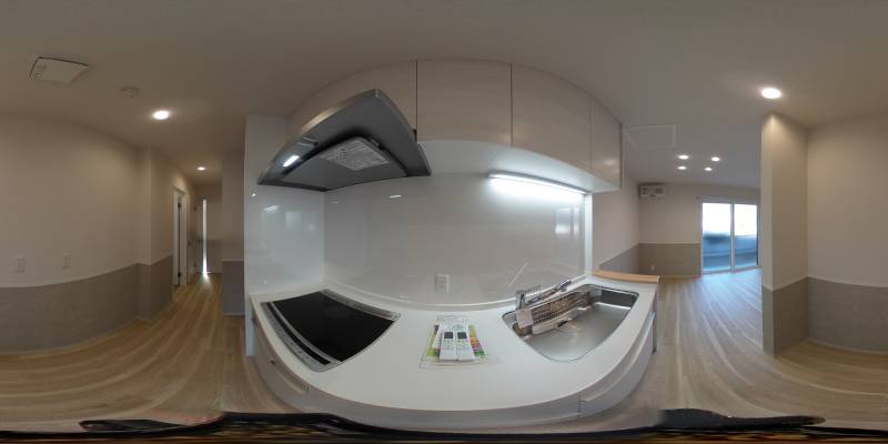 パノラマ画像キッチン