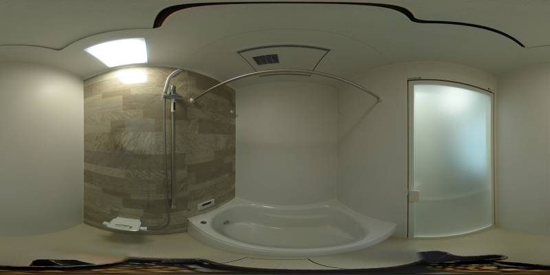 パノラマ画像バスルーム