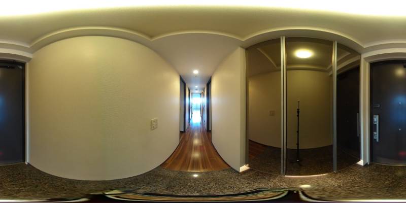 パノラマ画像玄関