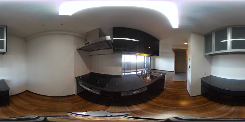 パノラマ画像キッチン