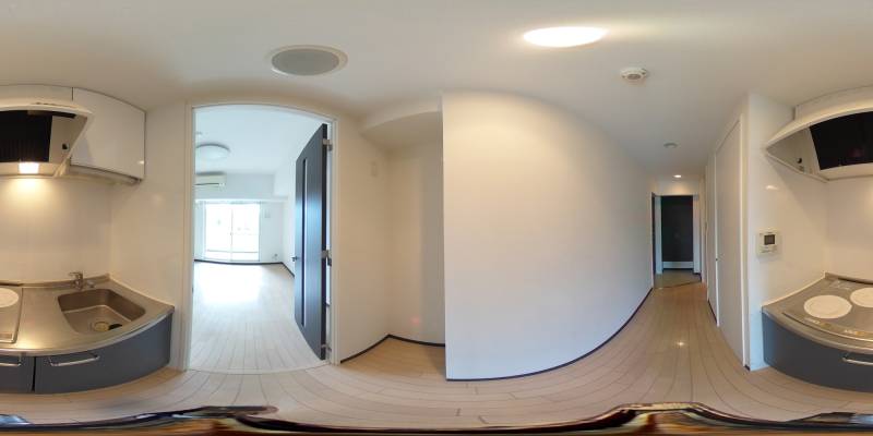 パノラマ画像キッチン