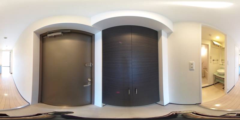 パノラマ画像玄関