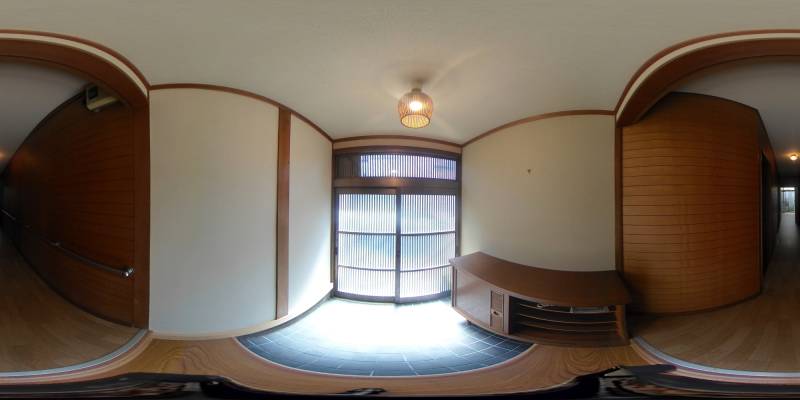 パノラマ画像玄関