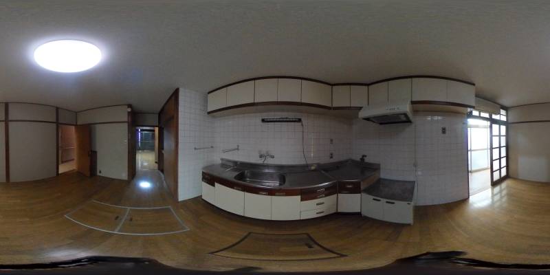 パノラマ画像キッチン