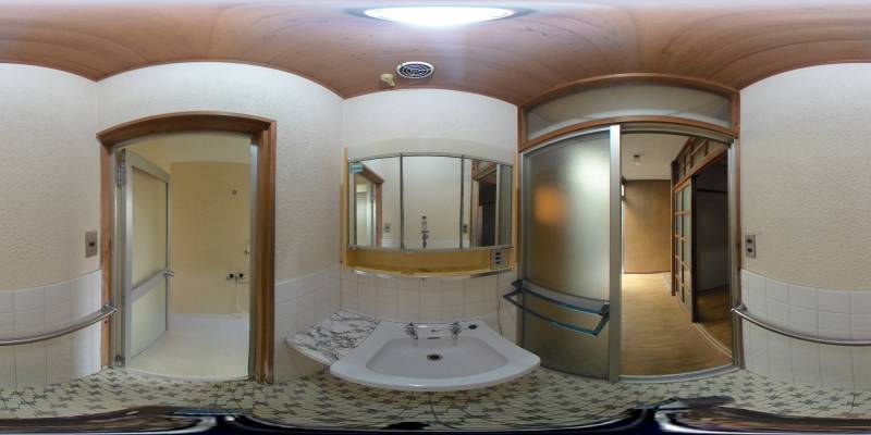 パノラマ画像洗面所