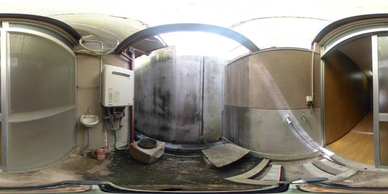 パノラマ画像庭