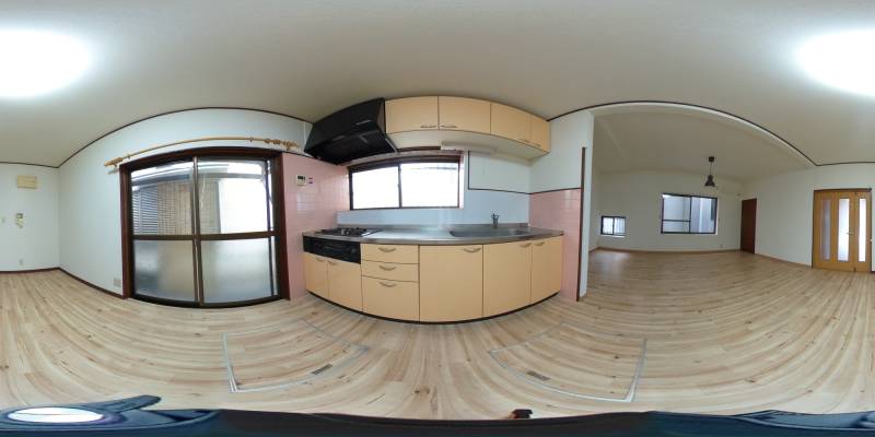 パノラマ画像キッチン