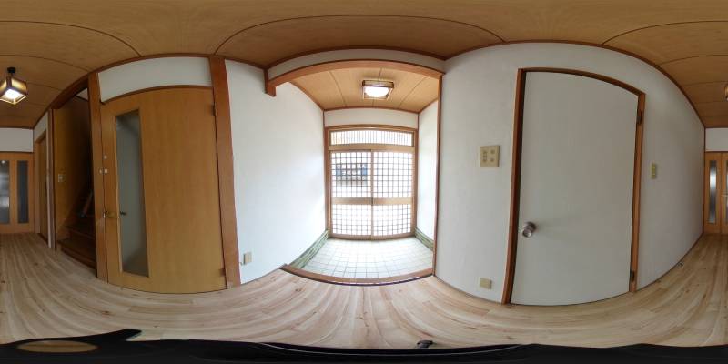パノラマ画像玄関