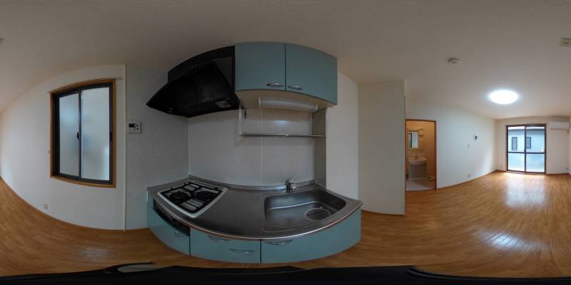 パノラマ画像キッチン