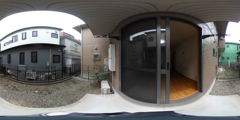 パノラマ画像バルコニー